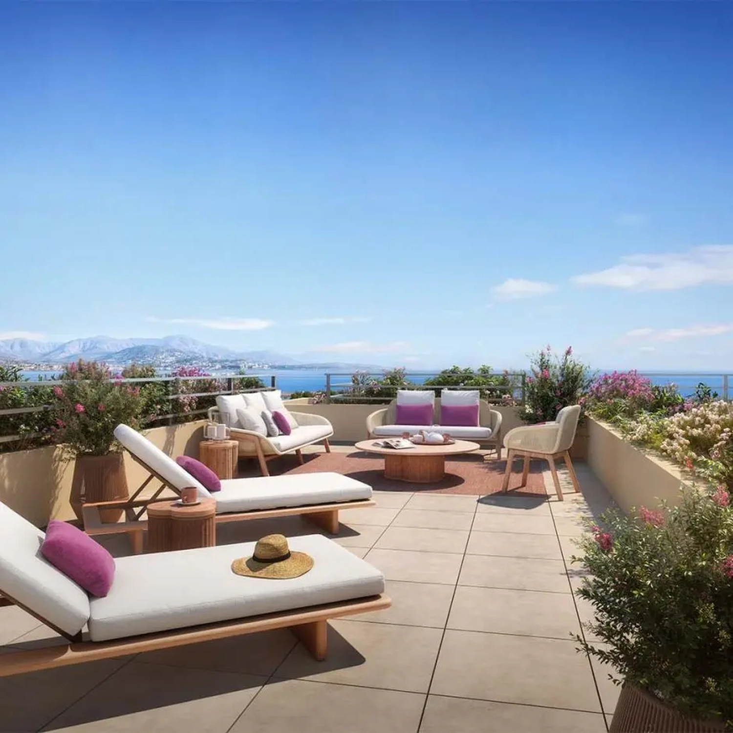 Appartements-neufs-à-Antibes-vue-mer-rooftop programmes appartements neufs Menton