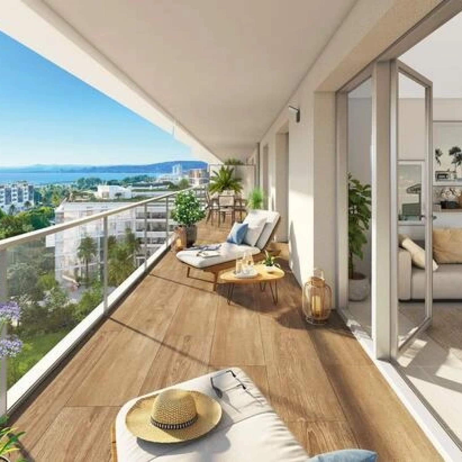 exonération taxe foncière sea side saint laurent du var vue mer terrasse